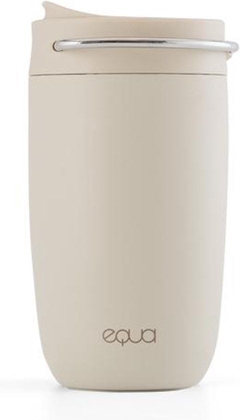 MYEQUA Grijze Isotherme Mok - Lekvrij en Thermo-Isolerend - 300 ml - Grijs