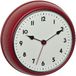 TFA Dostmann 60.3541.05 Wandklok Zendergestuurd 68 mm x 240 mm x 240 mm Rood