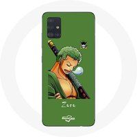 Maniacase Etui voor Samsung Galaxy A51 One Piece Manga Zoro zwaard