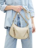 Tom Tailor TTCAIA S schoudertas met ritsdetails - Maat ONESIZE - off white