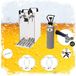 Tireuse à bière Ensemble complet - Kontakt 40 - 2 robinets, 50 litre/h - avec coupleur de fût type A et adaptateur NC