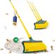 Novaliv Jeu de balais griffes 40 cm bois avec manche télescopique