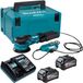 Makita BO 001 CGU201 40 V max. 125 mm 5.0 mm slagexcentrische schuurmachine borstelloos + 2x accu 4.0 Ah + oplader + Makpac