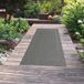 Tapis sisal avec un bord subtil de couleur anthracite. Dimensions : 80 x 200 cm