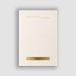 Merkloos Brain Balance Notes Bullet Journal Hardcover Genaaid gebonden Beige/Goud