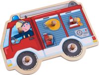 Greifpuzzle Haba Vormenpuzzel Brandweerauto Junior Hout 6 Stukjes