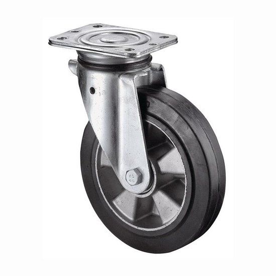 BS Rollen Zwenkwiel Zwaarlast 200 mm 450 kg