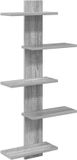 vidaXL Étagère murale Gris Sonoma 48,5 x 15 x 101 cm Bois traité