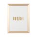 Bi-Office Kamashi Dream Magnetisch Whiteboard, Memobord met Goudkleurige Omlijsting MDF, 600x450 mm