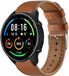 Strap-it Smartwatch bandje leer - strak bruin