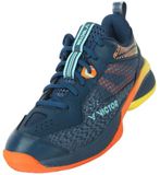 Victor A610IV B Chaussures de badminton pour homme bleu marine Taille 40