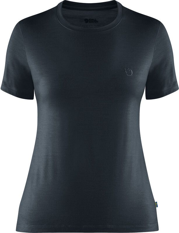 Fjällräven Abisko Wollen Top Dames - dark navy