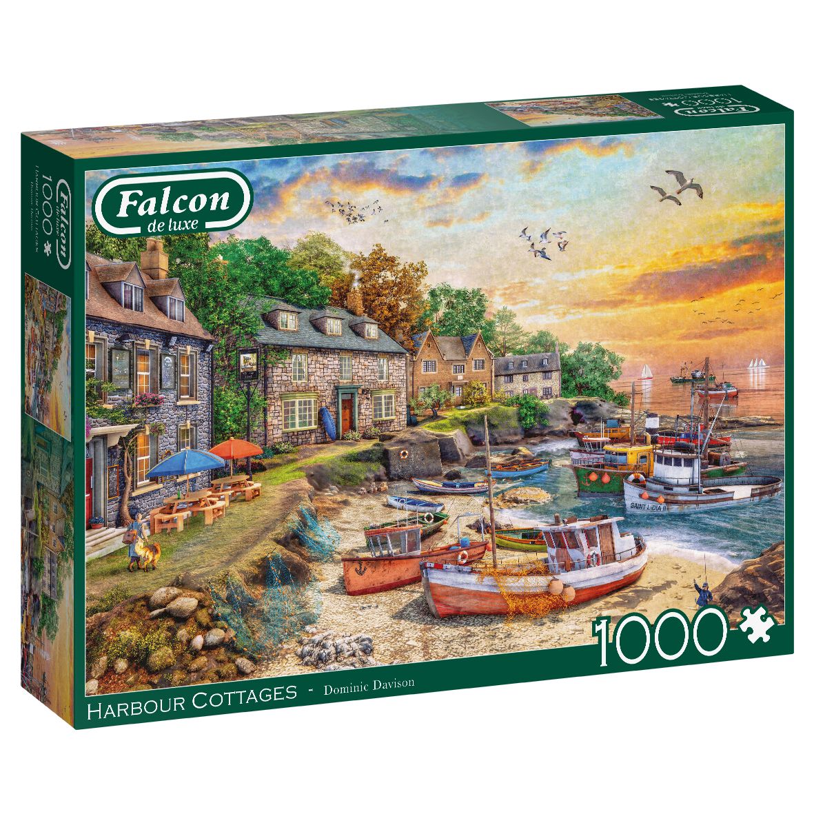Falcon de luxe Harbour Cottages - 1000 Piece Jigsaw Puzzle