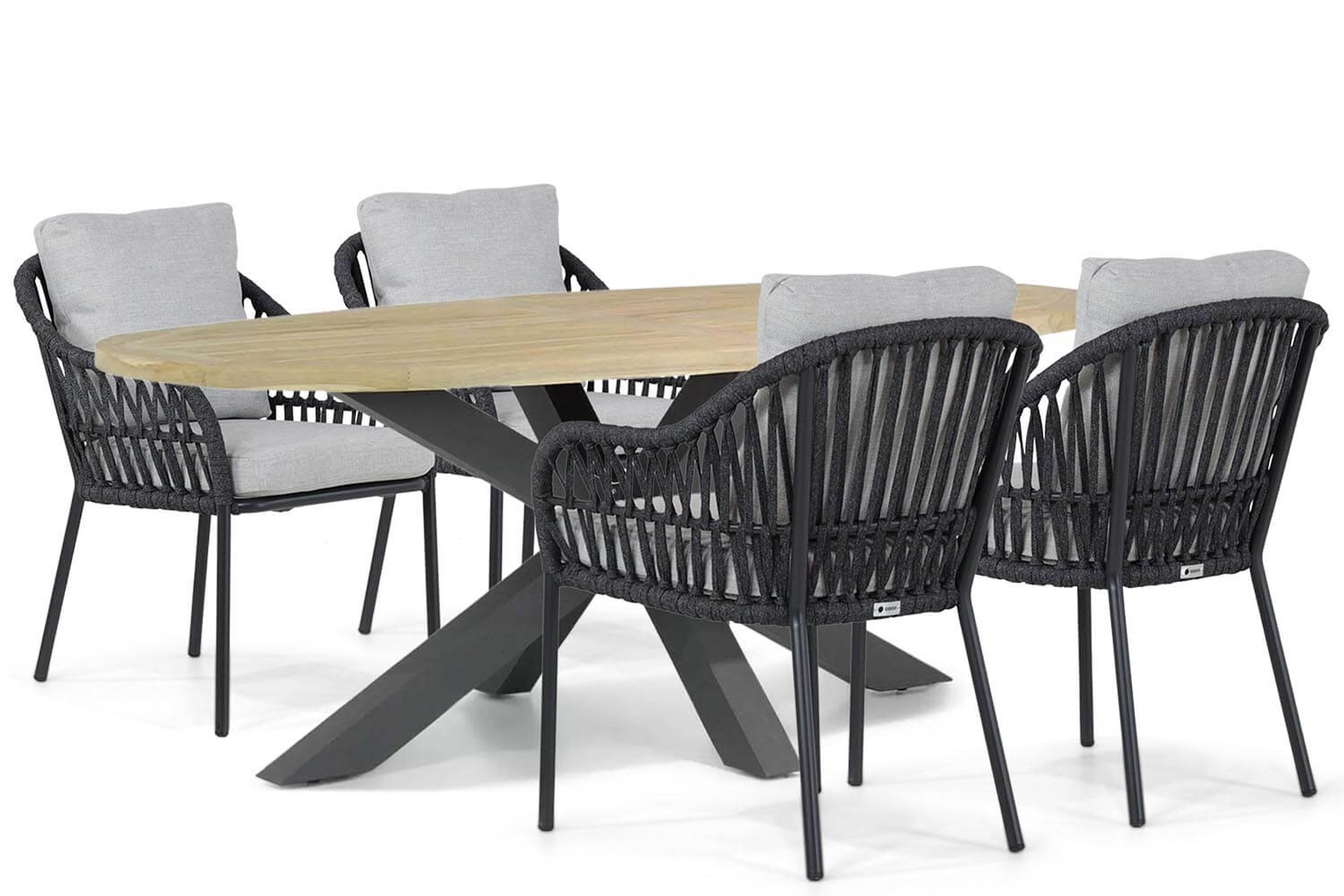 Coco Garden Coco Puerto/Brookline 200 cm dining tuinset 5-delig
