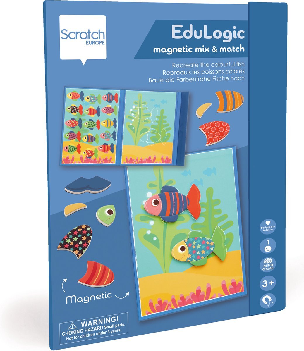 Carletto Deutschland Scratch 276182296 Magnetisch educatief spel, voor kinderen vanaf 3 jaar