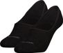 Calvin Klein 2-Pack Coton Logo Invisible Chaussettes Baskets Femme Noir Taille 35-38