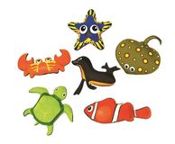 Spordas animaux aquatiques | set 6 pièces