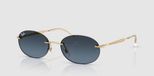 Ray-Ban RB3767 001/4C - Arista Goud - Blauw gradiënt donker grijs - Maat 54 (S)