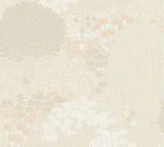 Living Walls Famous Garden Vliesbehang - Bloemig - Beige, Crème, Roze - 10.05m x 0.53m