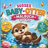 Süsses Baby Otter Malbuch