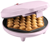 Bestron Bubbel Wafelijzer - Roze - 700W - Met antiaanbaklaag