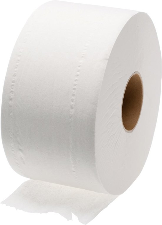 - Mini Jumbo toiletpapier 2laags wit