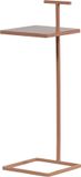 WOOOD Toste Table d'appoint - Métal - Vieux Rose - 64x22x22