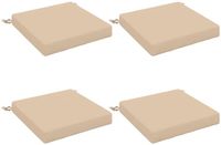 vidaXL - Zitkussens - SOEST - 4 stuks - Crèmekleurig