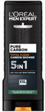 L'Oréal L'OREAL MEN EXPERT PURE CARBON SHOWER GEL 5W1 400ML