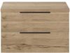 BES LED Seville Badmeubelset 80 cm - Wastafelblad Natuur Eiken Edge Greep