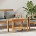 vidaXL Salontafel met opslag Bruin 70 x 40 x 45 cm Massief Teakhout