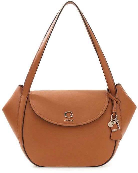 GUESS Coleen Flap Shoulder Bag Caramel bruine