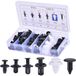 TOVBMUP Clips de fixation - Clips de fixation pour voiture - Rivets extensibles - 6 types - pour portes, pare-chocs, ailes et tiges de poussée - 100 pièces