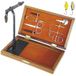Icecat Kit de fabrication de mouches en bois, avec 2 cuillères à larves es