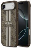 Guess 4G Printed Stripes Hard Case Back Cover voor Apple iPhone Air - Bruin