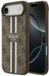 Guess 4G Printed Stripes Hard Case Back Cover voor Apple iPhone Air - Bruin