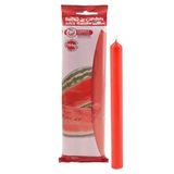 Cereria di Giorgio Sap Geurkaars, vruchten, was, rood, 1,9 x 1,9 x 20 cm, 3 stuks