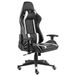 VidaXL Gamestoel draaibaar PVC wit