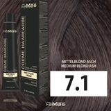 Femmas Professional Femmas Haarverf 100ml - 7.1 Medium Blond Ash