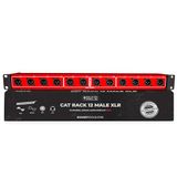 Sound Tools CAT Rack Male - Mannelijke XLR Stage Box met Audio Over Afgeschermde CAT Kabel. Stuur 12 Kanalen van Audio, DMX, Clear-Com of AES.