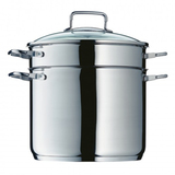 WMF Pastapan - 24cm - RVS - 7L - Met Glazen Deksel