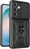 Techsuit Hoesje geschikt voor Samsung Galaxy S26 Plus - Camshield Back Cover - Noir