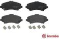 Brembo P11025 Front Disc Brake Pad - Set of 4