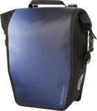 AGU Clean Shelter Enkele Fietstas - 100% Waterdicht - Click'nGo - Rolltop - Met Reflectie - 17 Liter - Gradient Blue