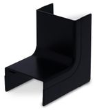 Enzo Canalit Systeem25 binnenbocht met bodemstuk 25x13mm zwart - 4745710