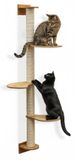 eyepower Omnideal 175 cm Wandkrabpaal met 3 Bamboe Planken
