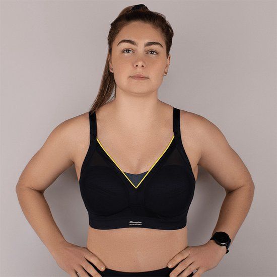 Shock Absorber Champion Shock Absorber Active Shaped Support Sportbeha Dames Zwart 80F