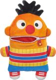 Schmidt Spiele Zorgenvriendje Ernie – Zachte Pluche Knuffel uit Sesamstraat met Ritssluiting-Mond om Zorgen op te Eten – Meerkleurig Knuffeldier voor Kinderen – Emotionele Ondersteuning en Troostvriend – Officiële Licentie – Perfect als Slaapknuffel