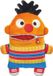Schmidt Spiele Zorgenvriendje Ernie – Zachte Pluche Knuffel uit Sesamstraat met Ritssluiting-Mond om Zorgen op te Eten – Meerkleurig Knuffeldier voor Kinderen – Emotionele Ondersteuning en Troostvriend – Officiële Licentie – Perfect als Slaapknuffel