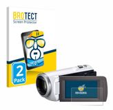 BROTECT - Screenprotector voor Panasonic HC-V480MS - Folie Beschermfolie transparant 2 Stuks